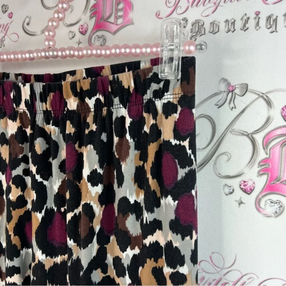 Sweetlegs cheetah leopard print stretchy Print red grey black tights Leggings